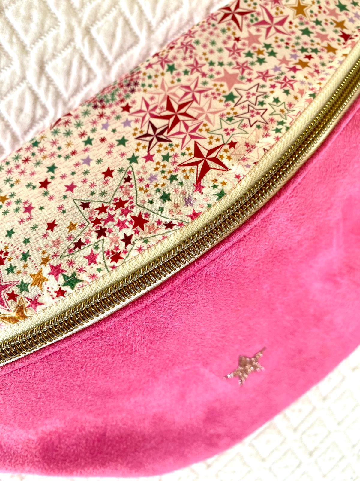 Sac banane rose liberty étoile