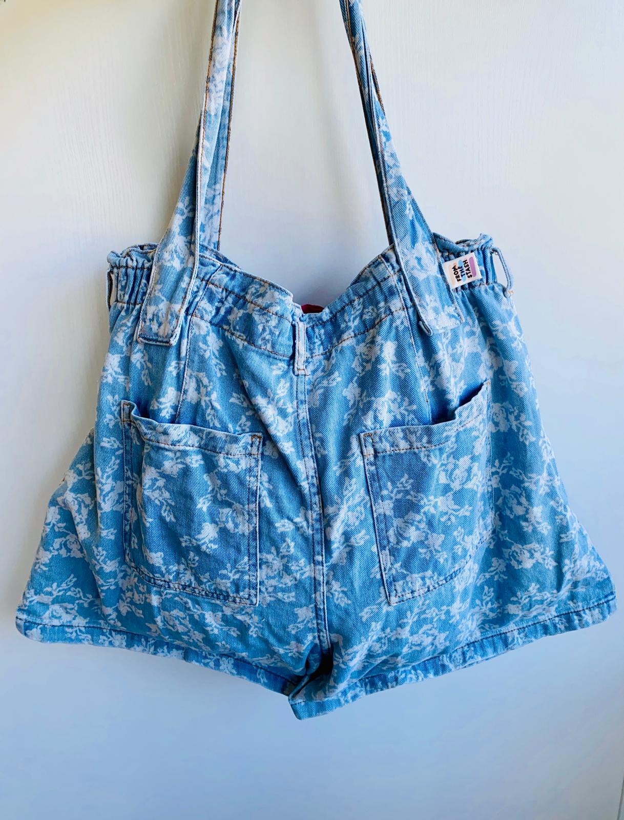 Giant bag short jean upcyclé