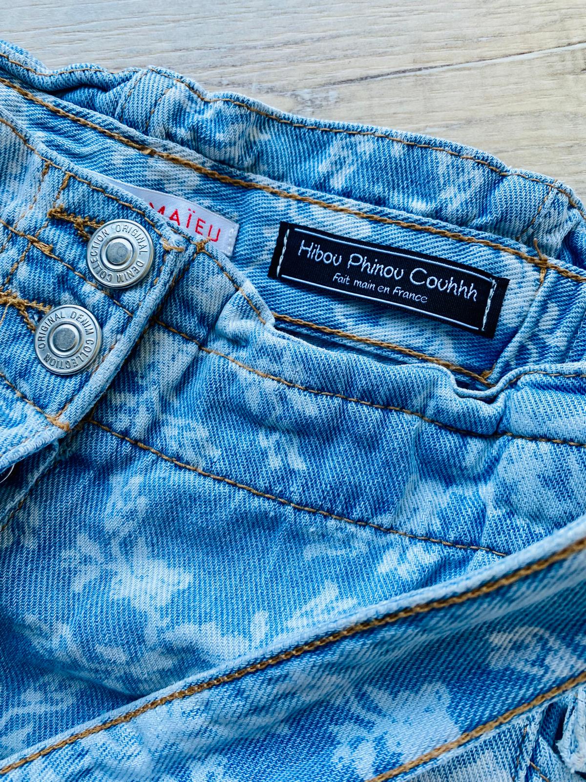 Giant bag short jean upcyclé