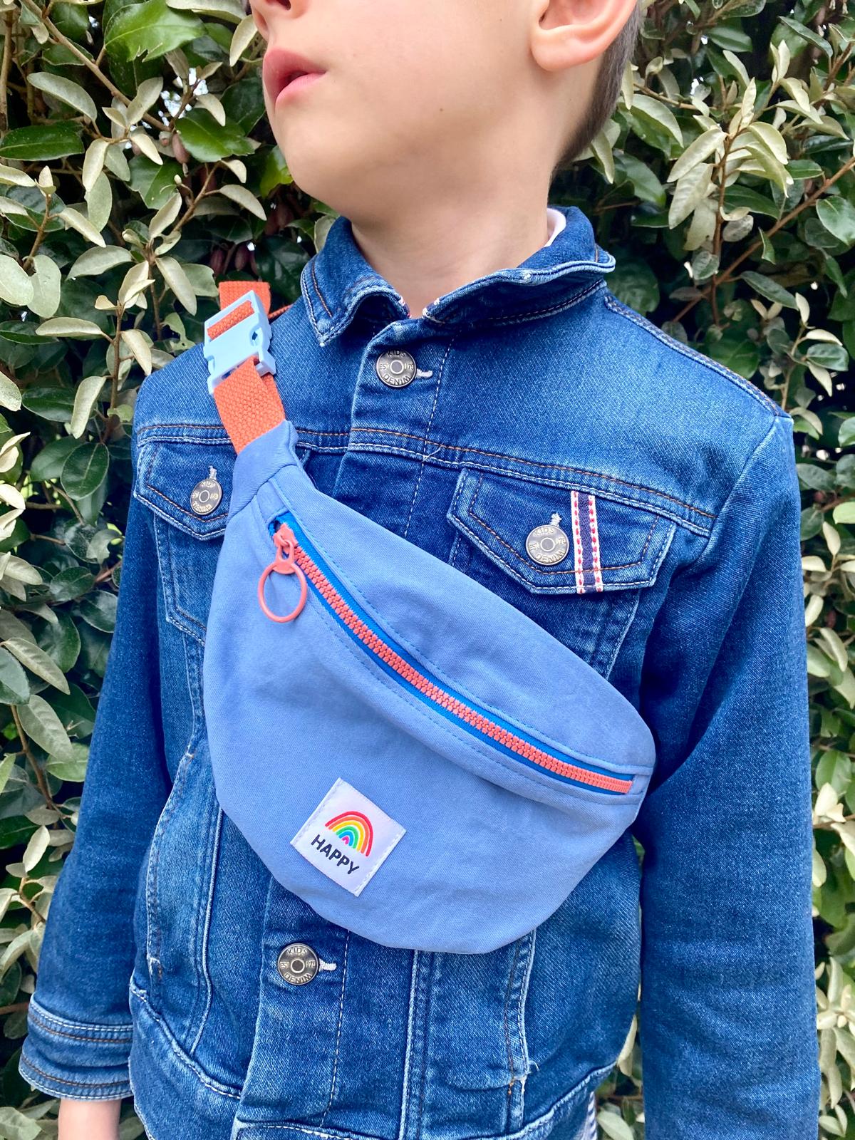 Sac banane jean enfant - Happy