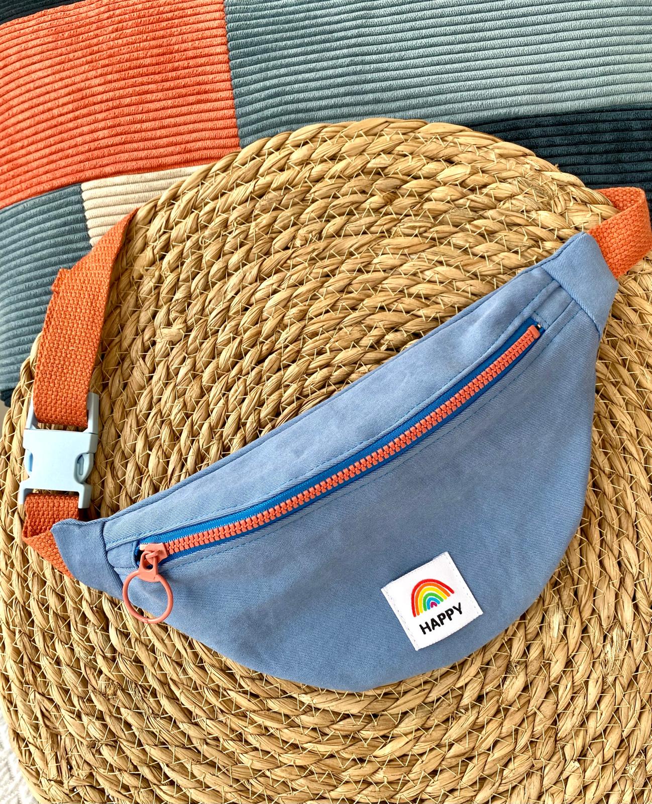 Sac banane jean enfant - Happy