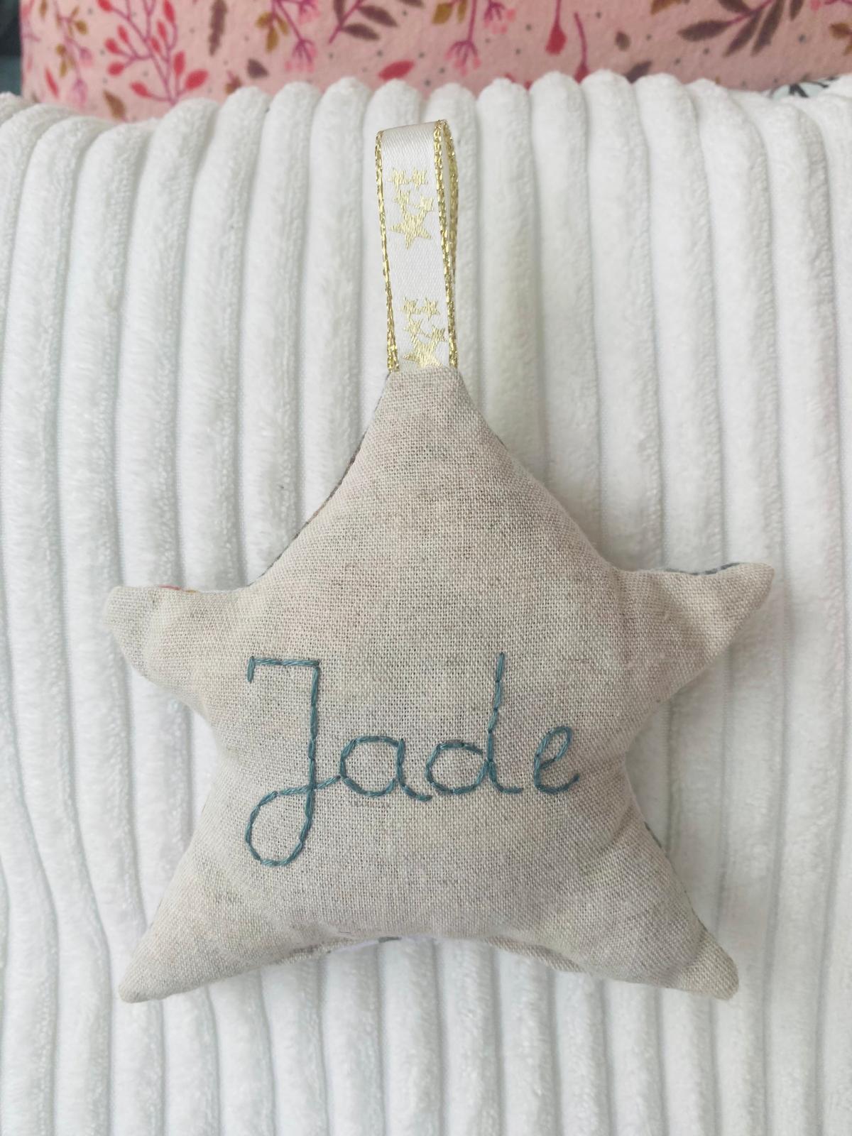 Etoile de Noël personnalisée