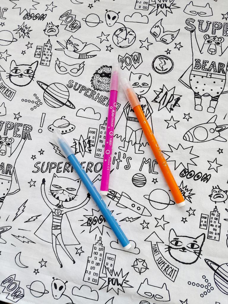 Coloriage lavable
