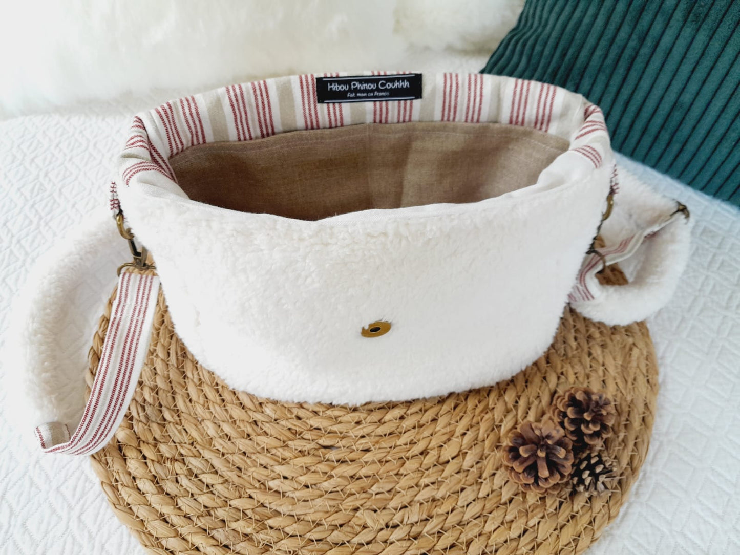 Besace bandoulière sherpa