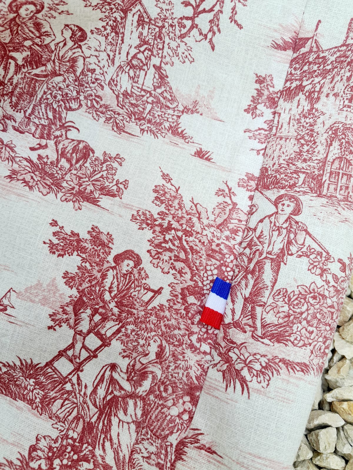 Toile de jouy tote bag