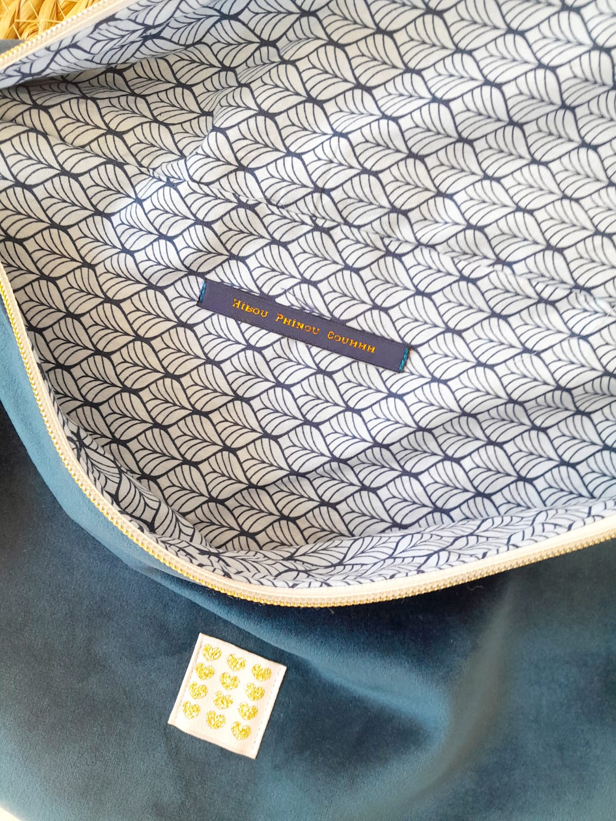 Sac ban. velours XL adoptée