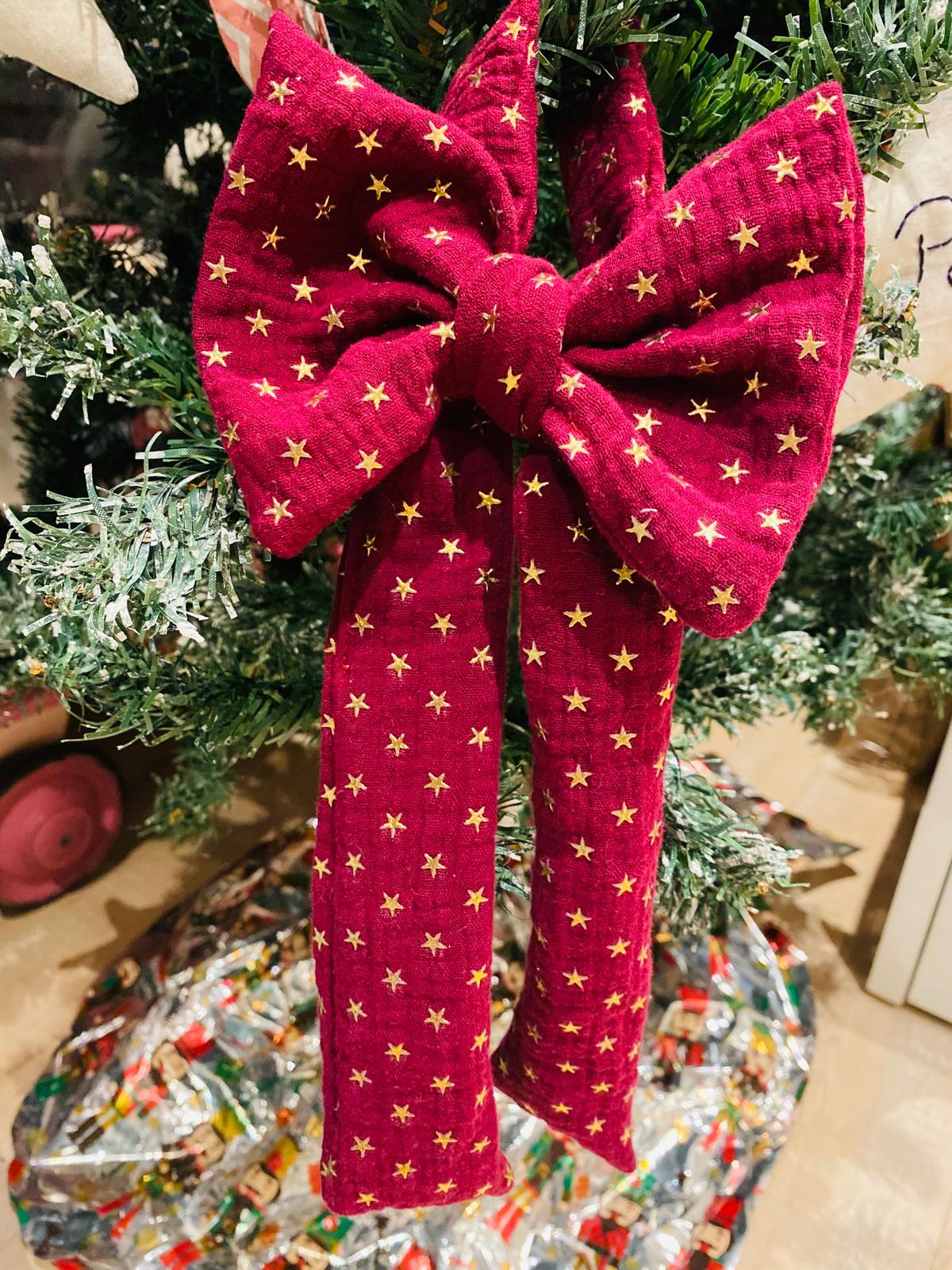 Nœud de Noël à suspendre