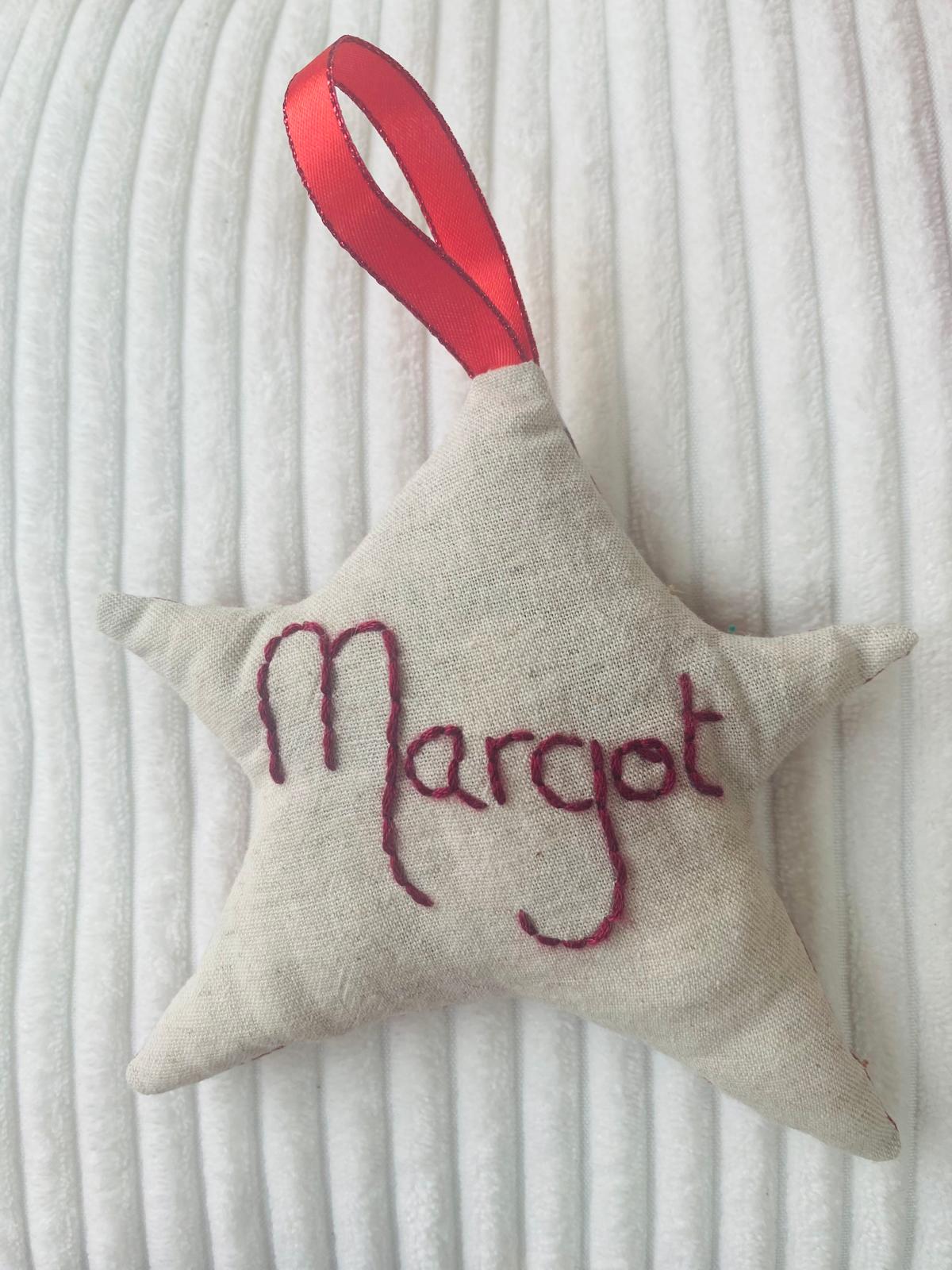 Etoile de Noël personnalisée