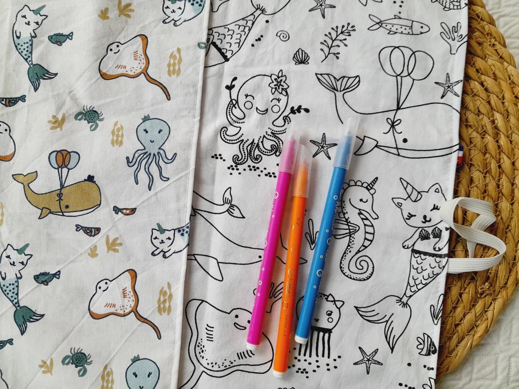 Coloriage lavable