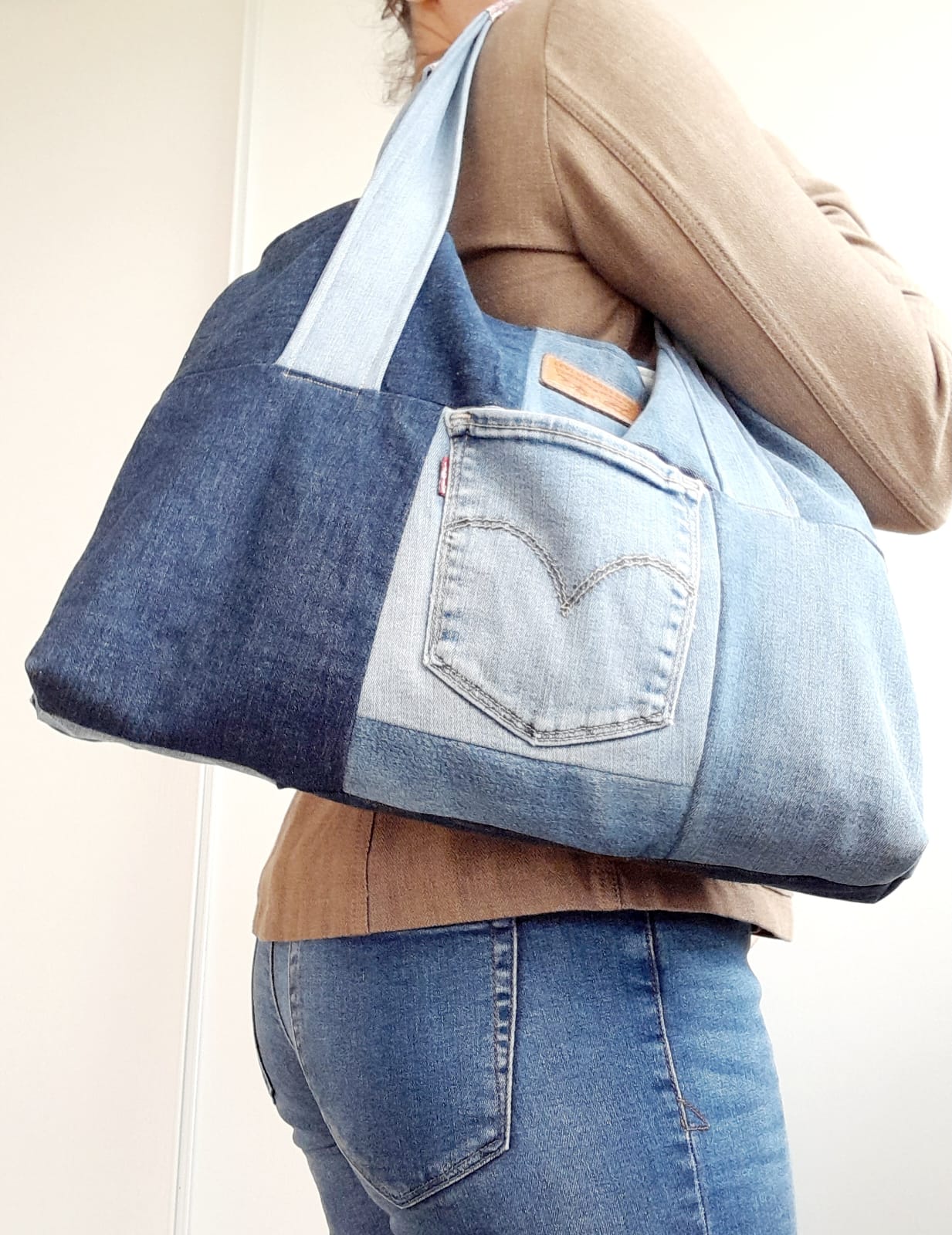 Sac Cab. Patchwork Jean Up. adopté