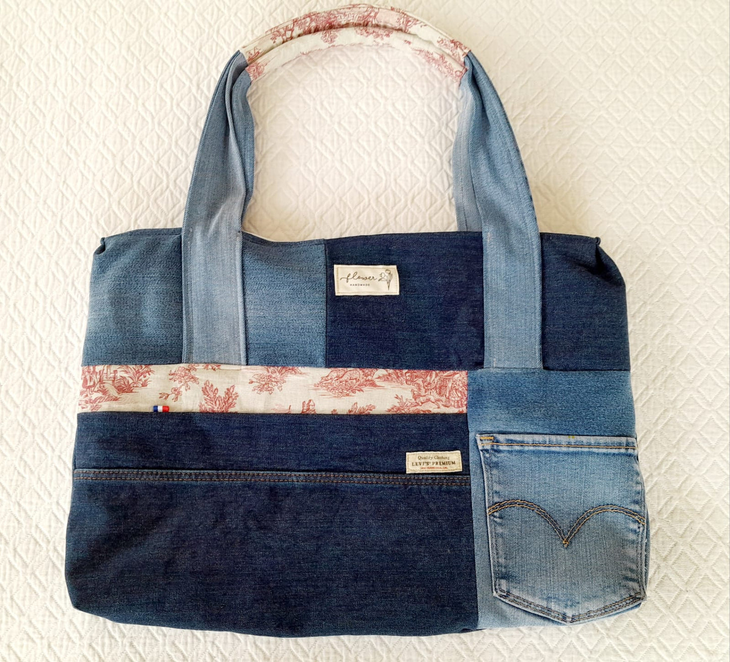 Sac Cab. Patchwork Jean Up. adopté