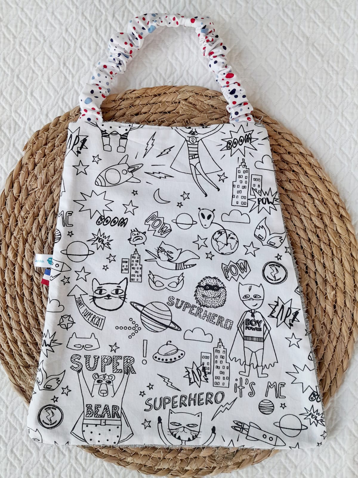 Serviette de table élastiquée