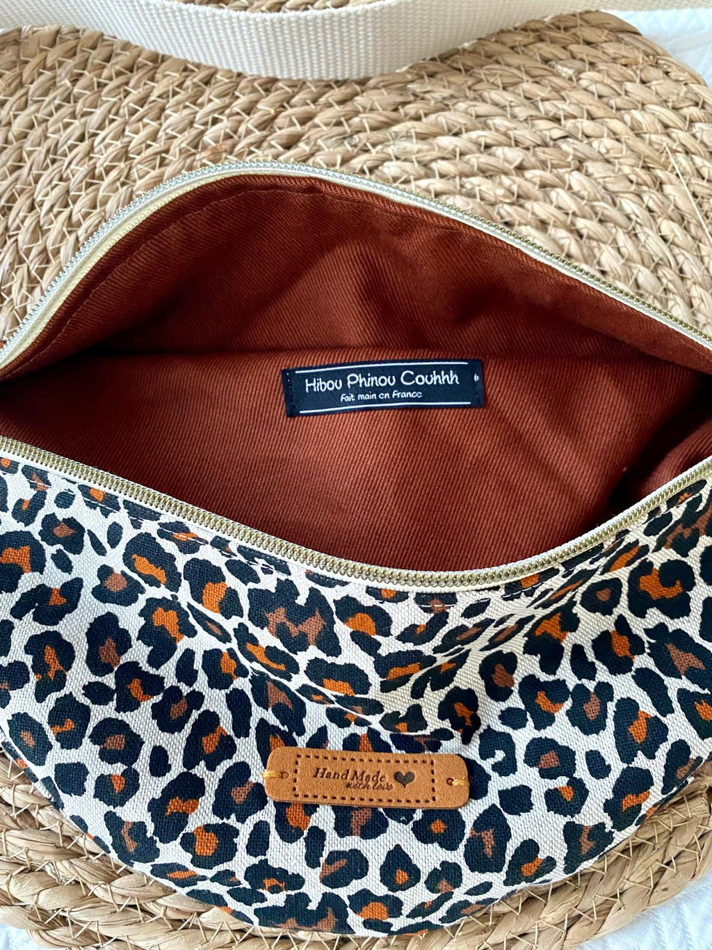 Sac banane bachette Léopard