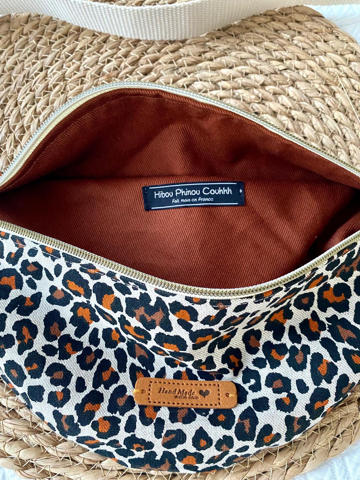 Sac banane bachette Léopard