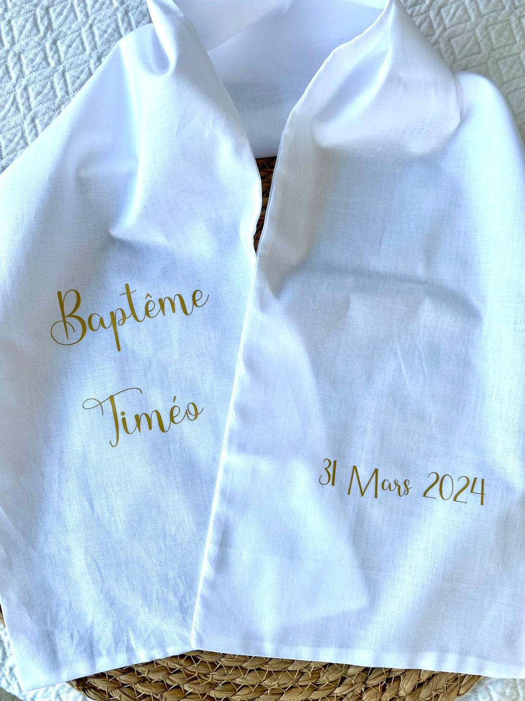 Echarpe - Etole de Baptême ou Communion