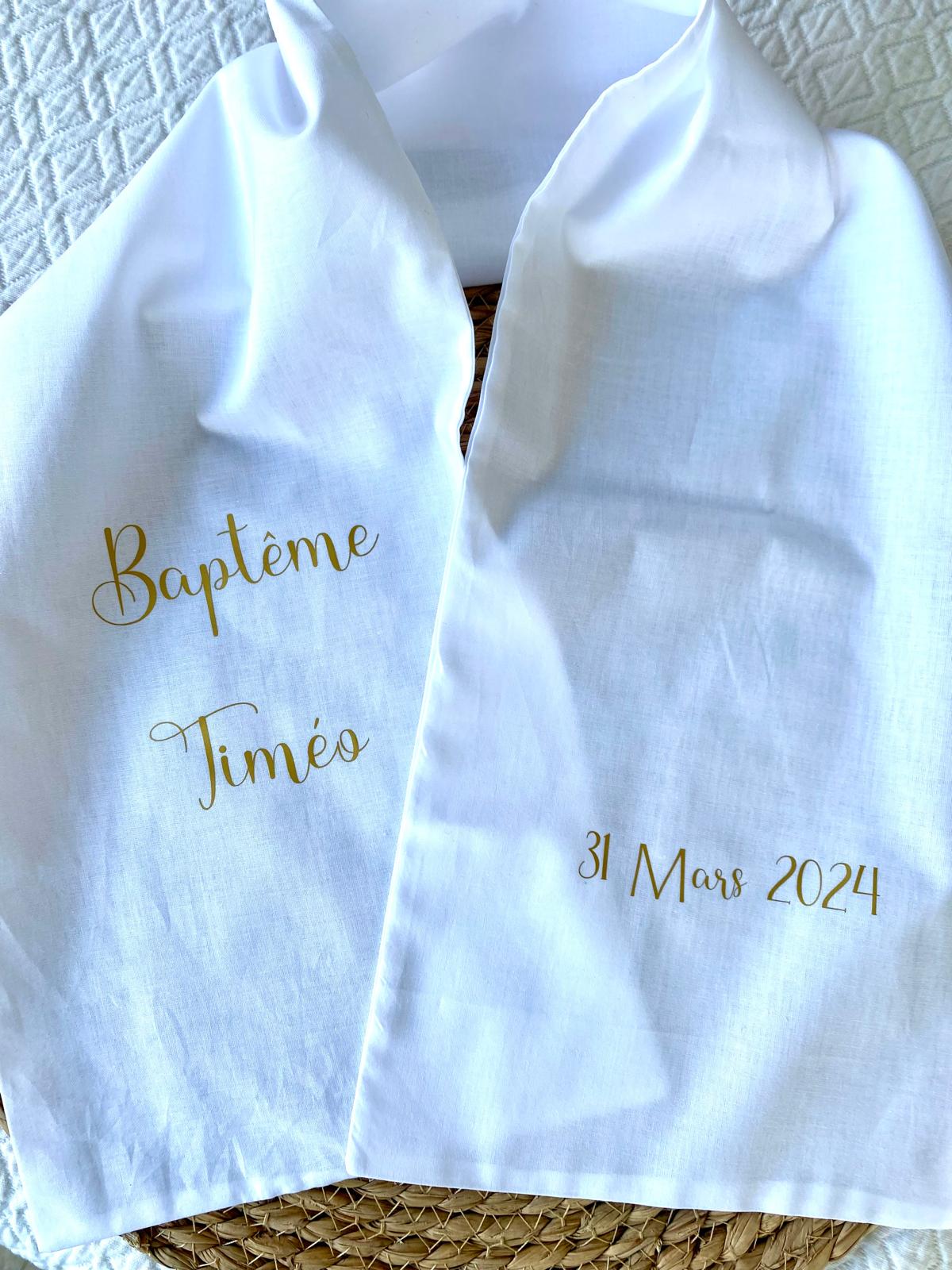 Echarpe - Etole de Baptême ou Communion