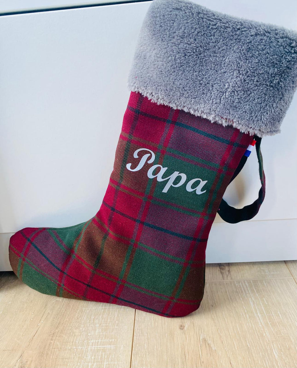 Botte de Noël Papa - upcyclée