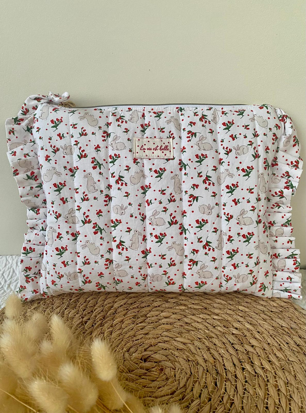 Pochette matelassée Belle&Boo - "La vie est belle"