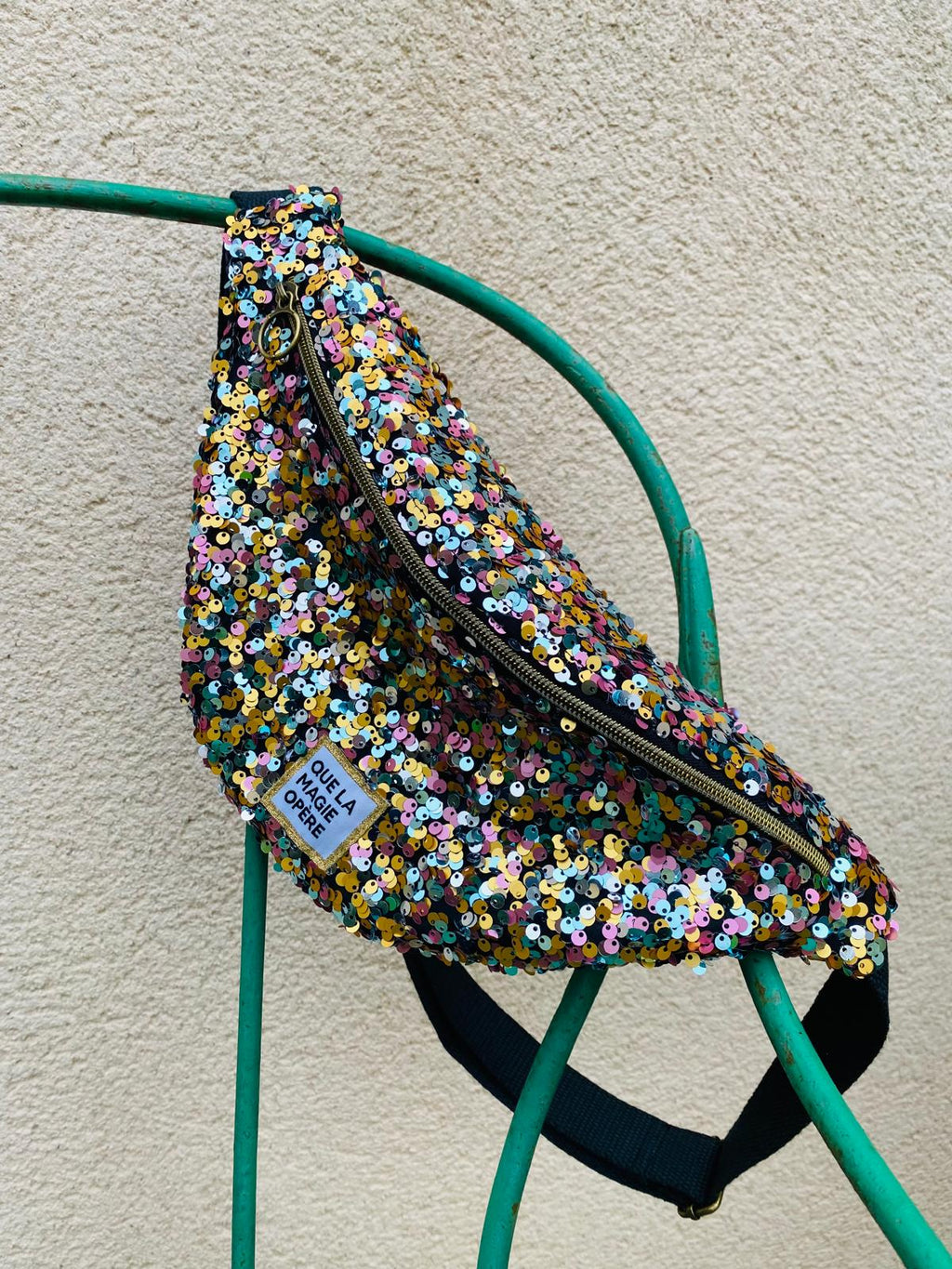 Sac banane à facettes