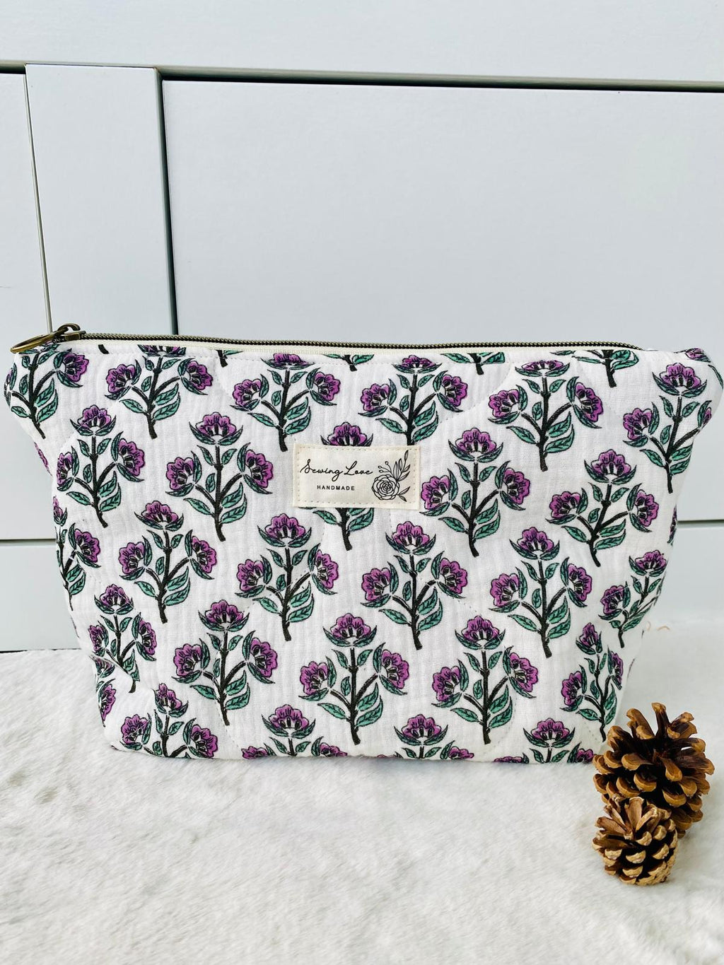 Trousse de toilette gaze molletonnée