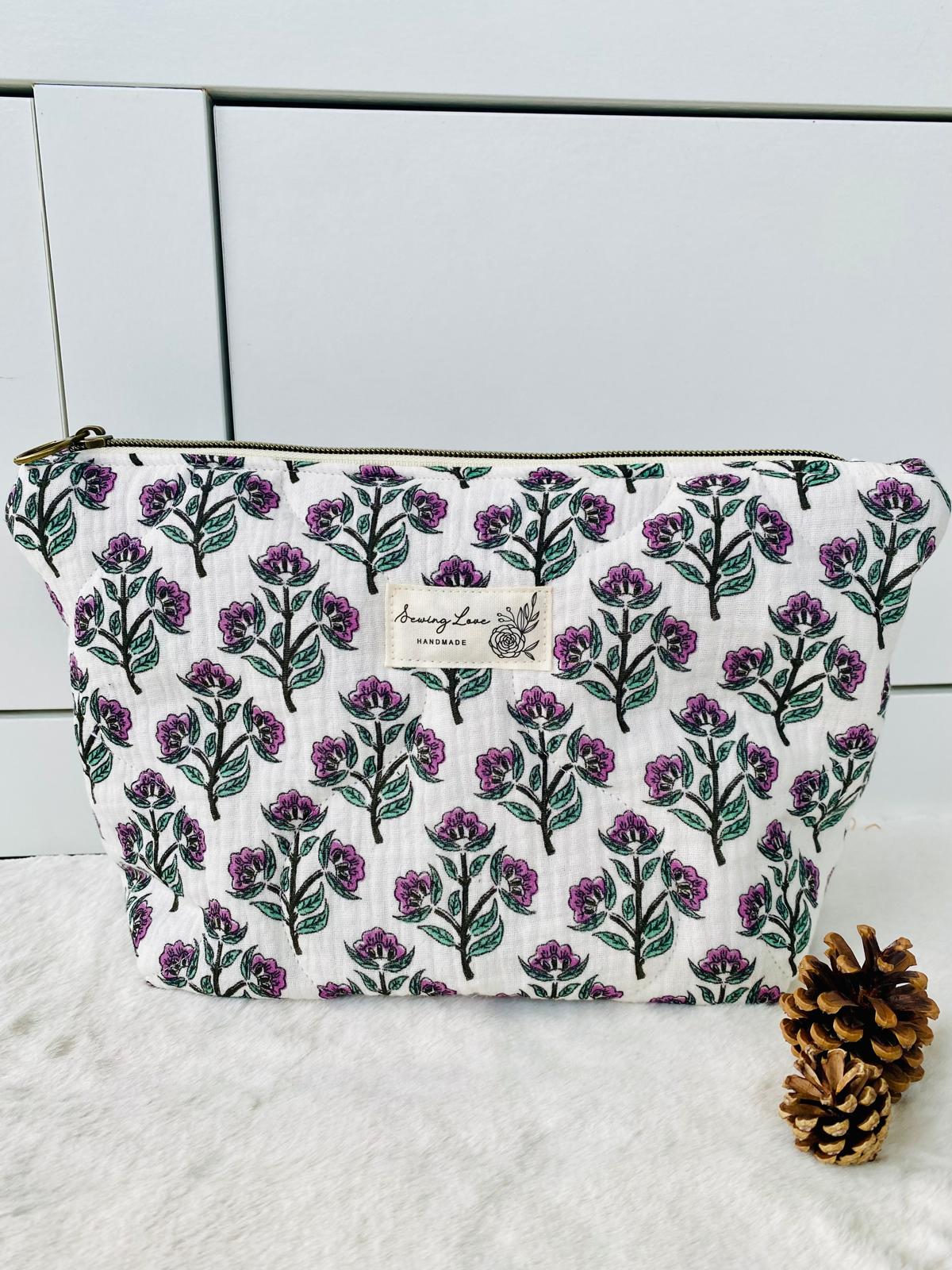 Trousse de toilette gaze molletonnée