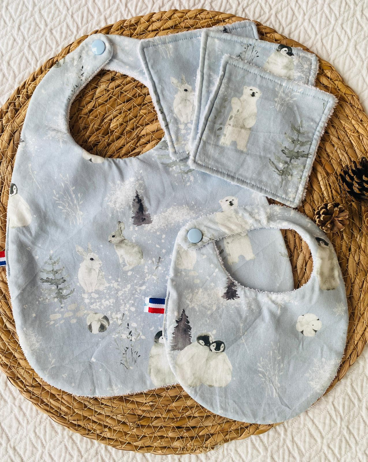 Ensemble Bavoirs de Noël
