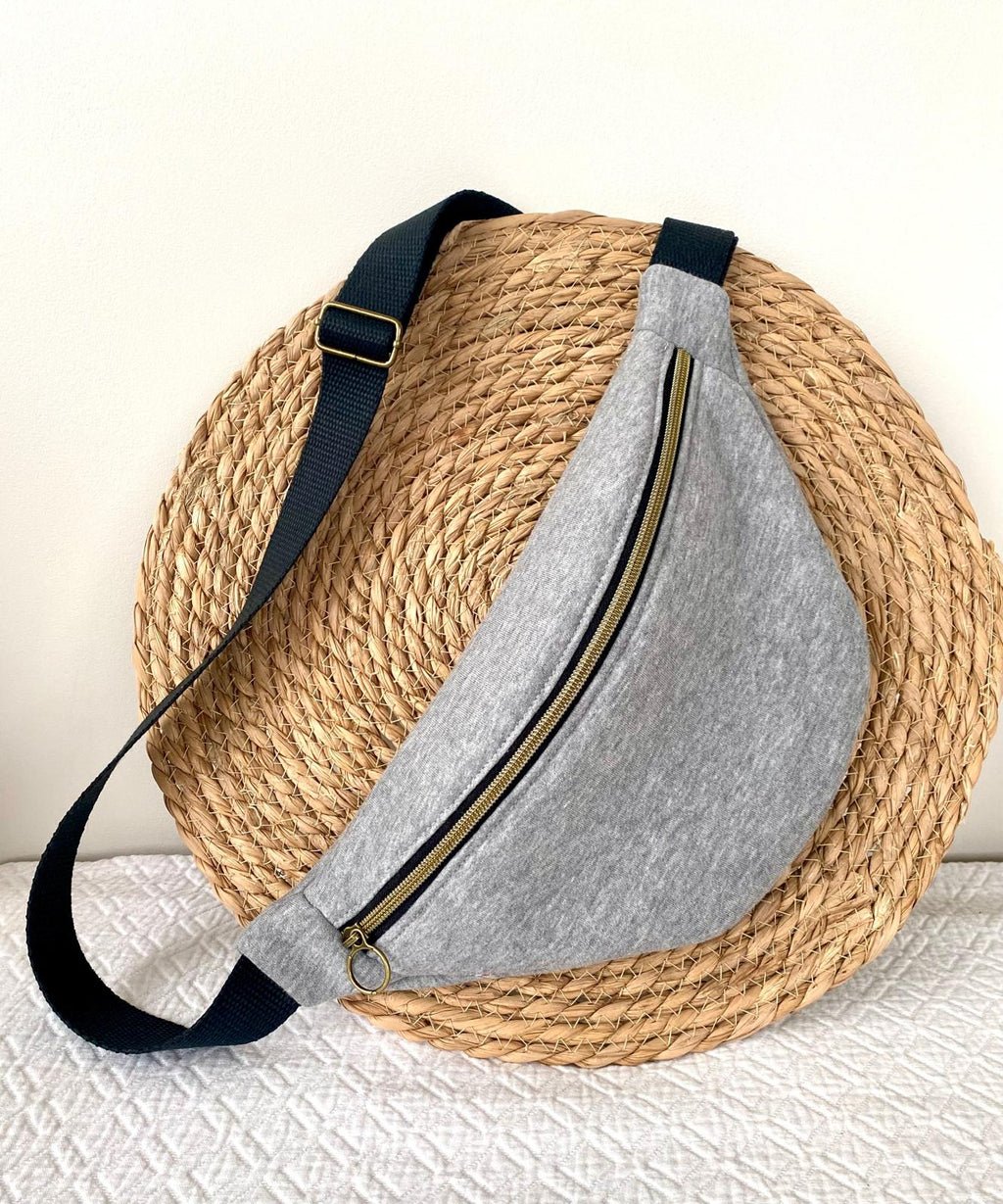 Sac banane mixte sweat molletonné