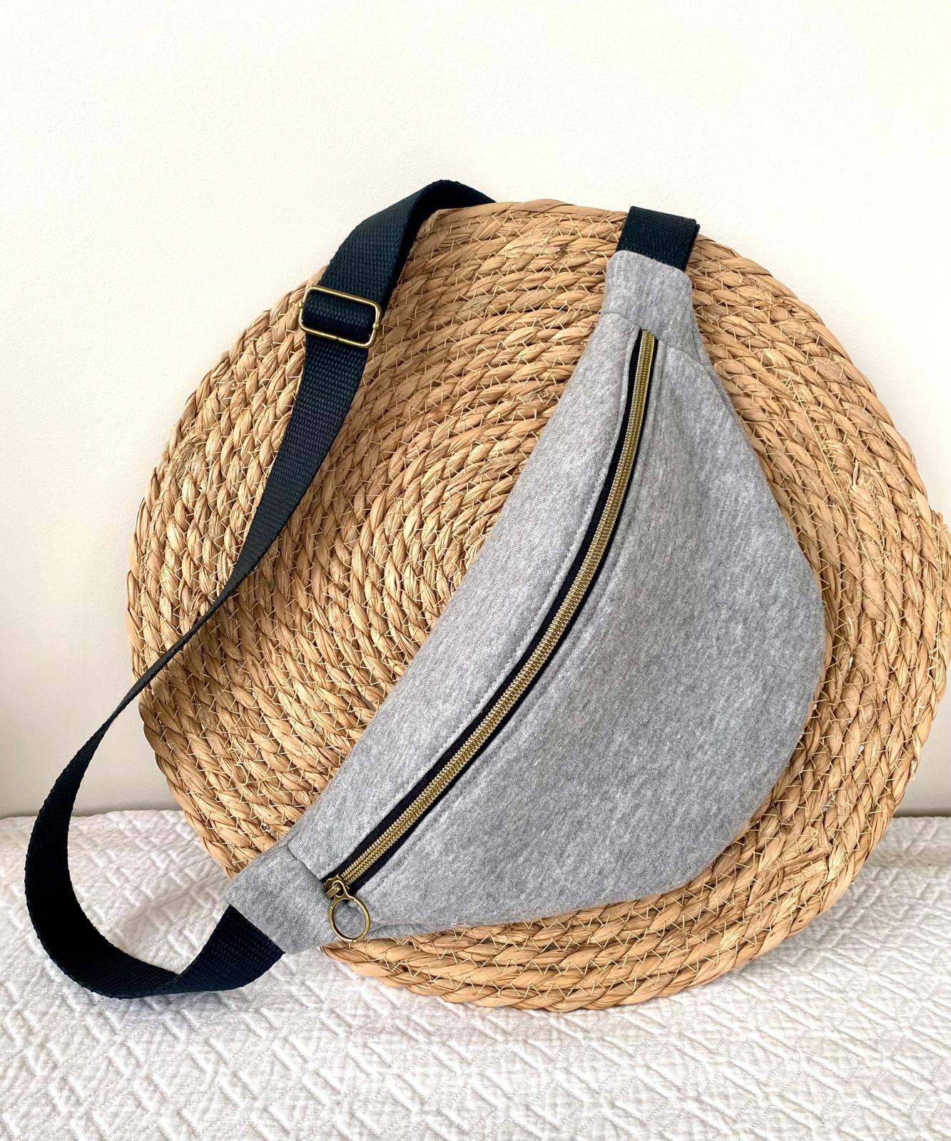 Sac banane mixte sweat molletonné
