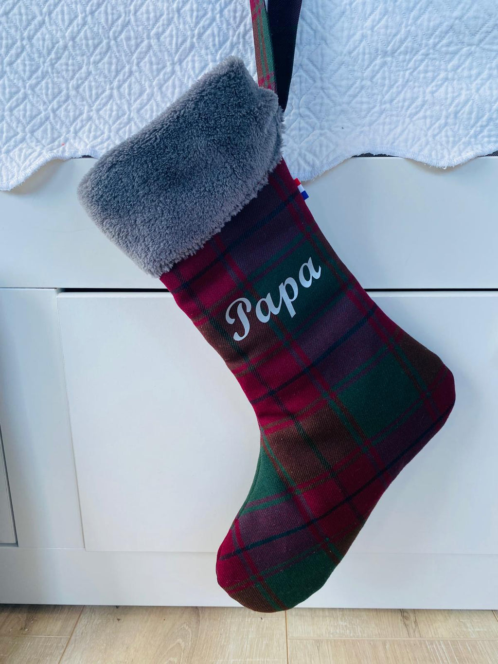 Botte de Noël Papa - upcyclée