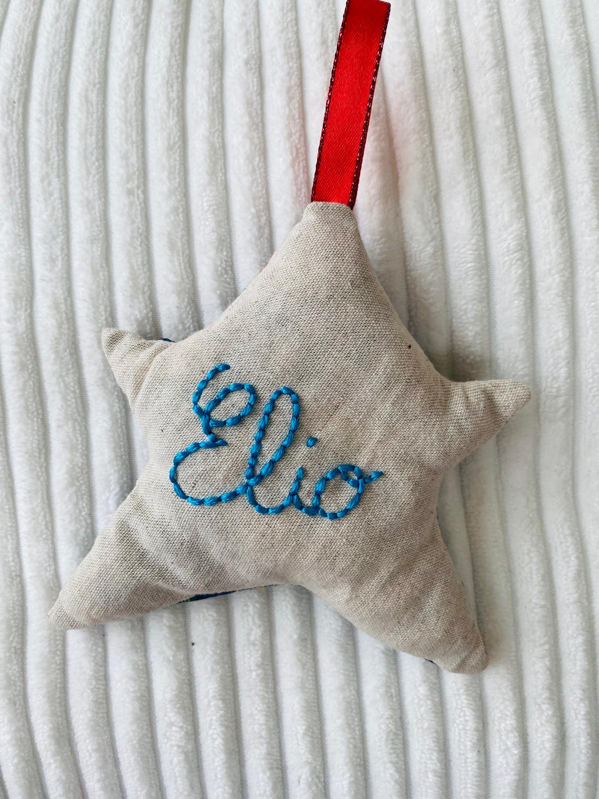 Etoile de Noël personnalisée