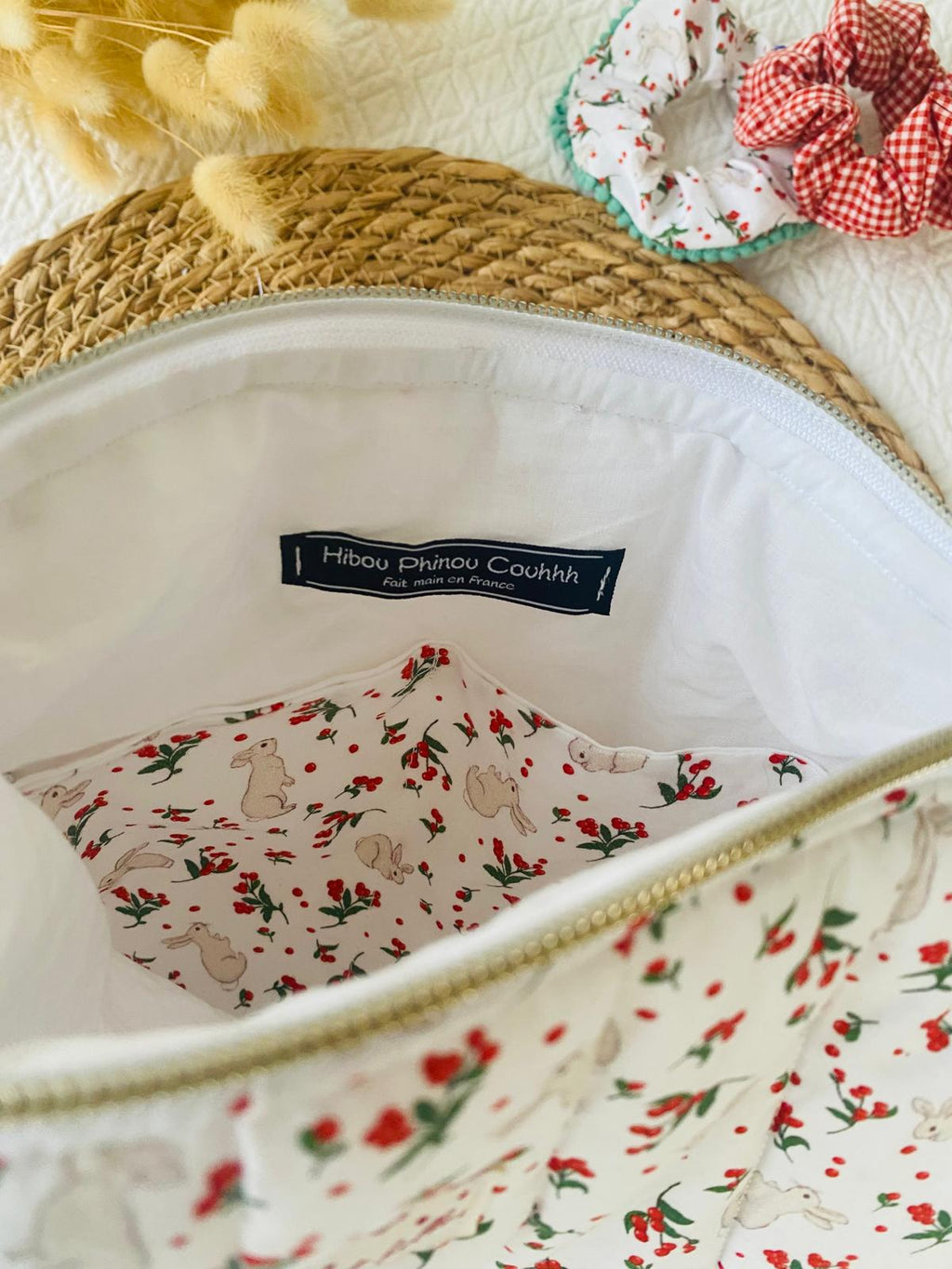 Pochette matelassée Belle&Boo - "La vie est belle"