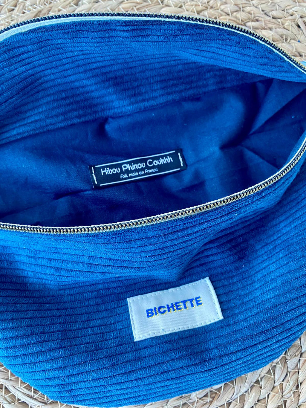 Sacs bananes velours à message