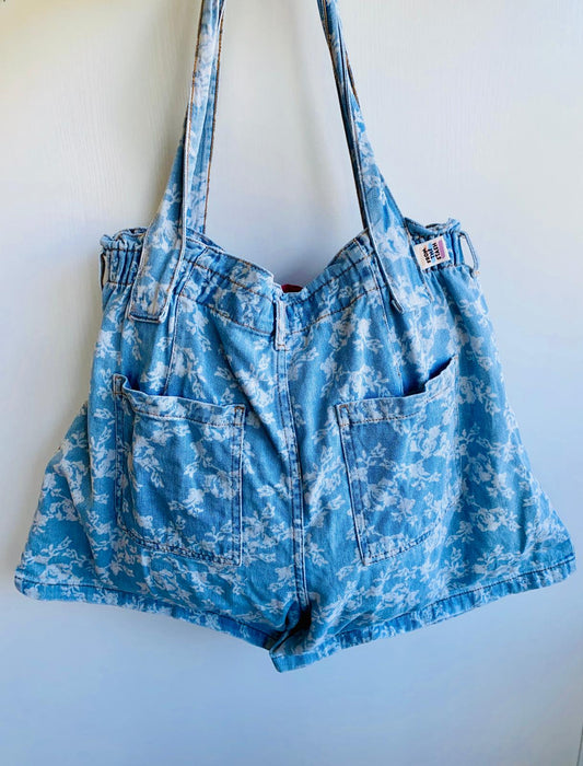 Giant bag short jean upcyclé