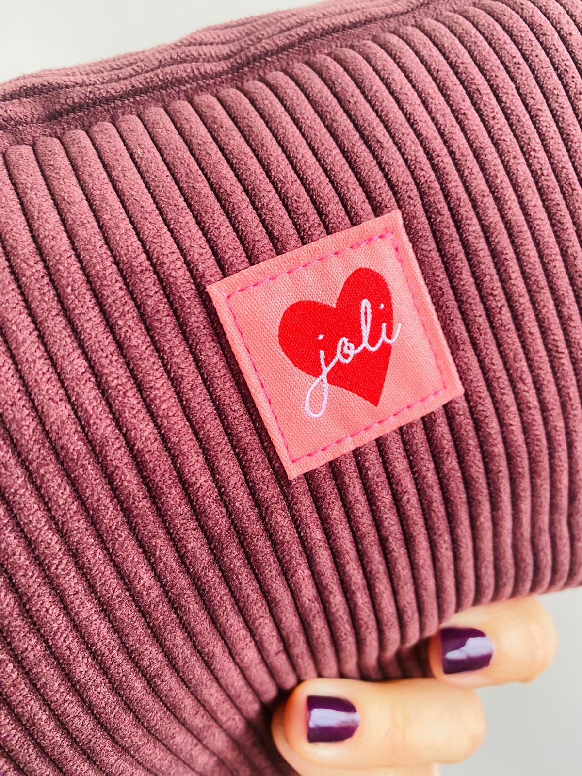 Trousse de toilette velours côtelé