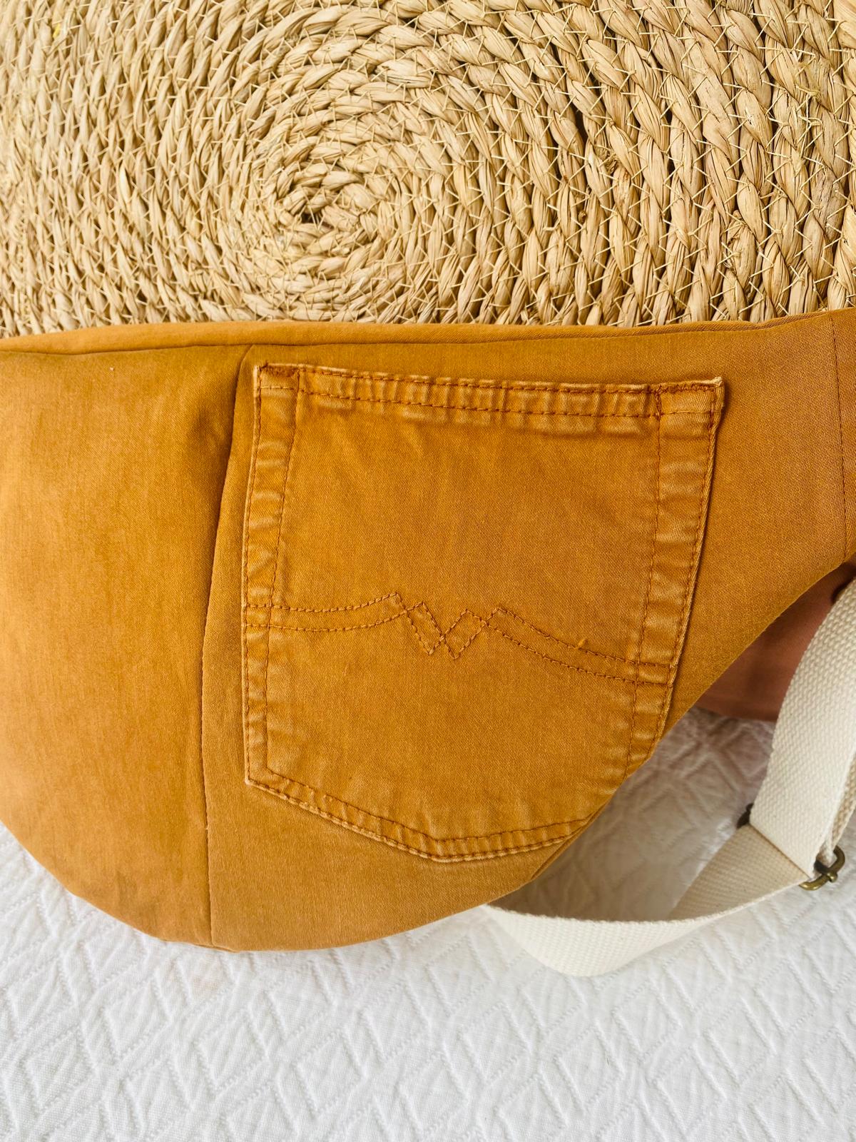 Sac banane Cimarron jean L upcyclée