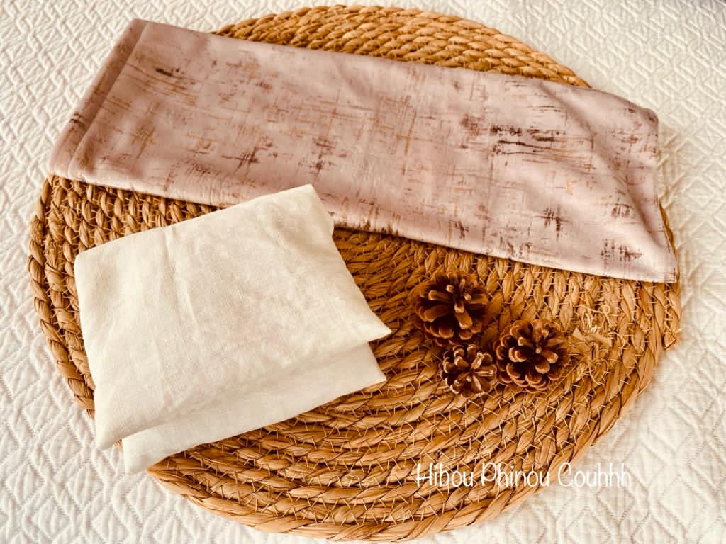 Bouillotte sèche à housse lavable