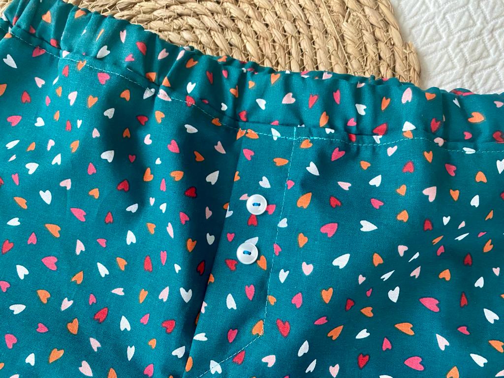 Caleçon Homme made in France- cœurs  multicolores - taille S