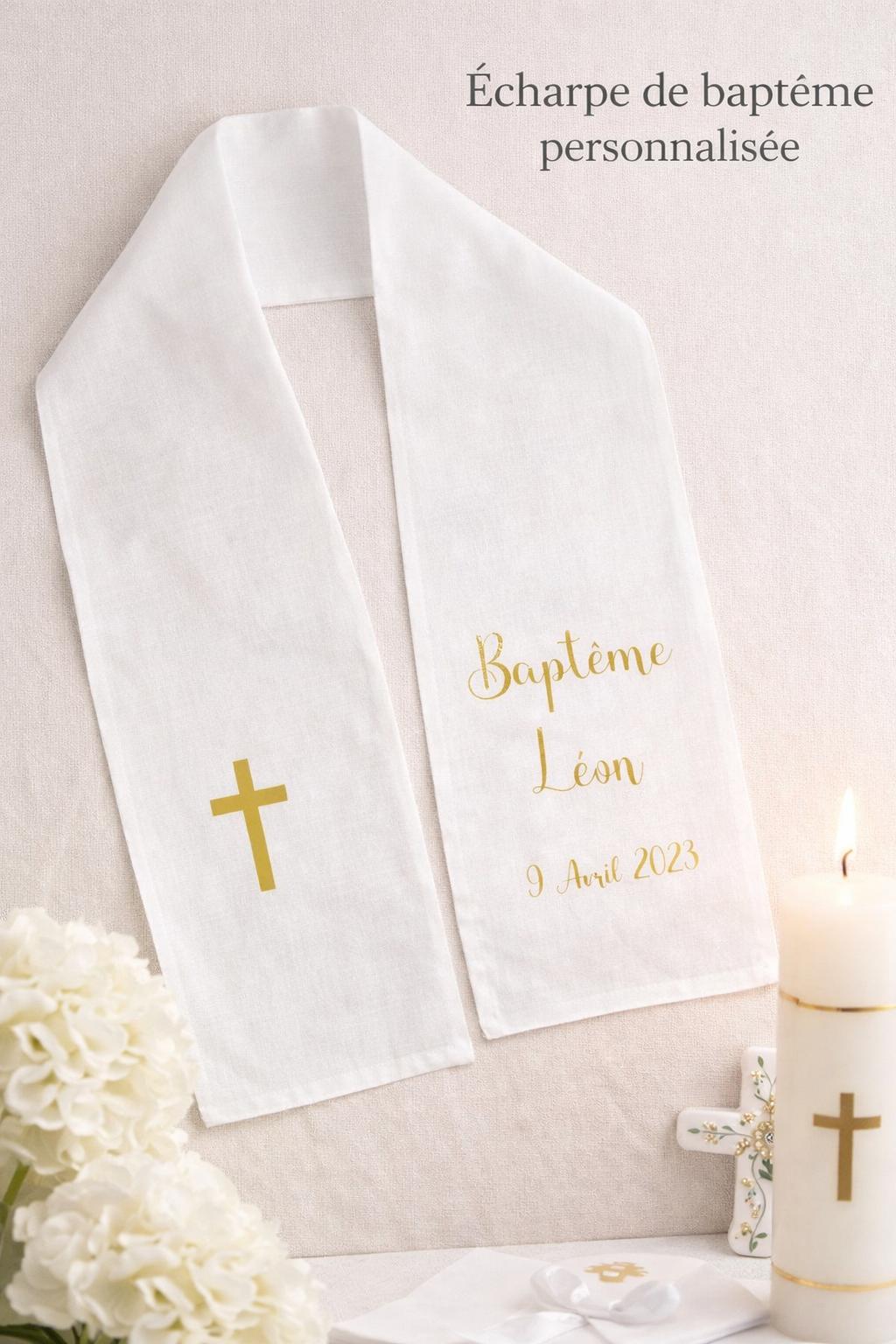 Echarpe - Etole de Baptême ou Communion