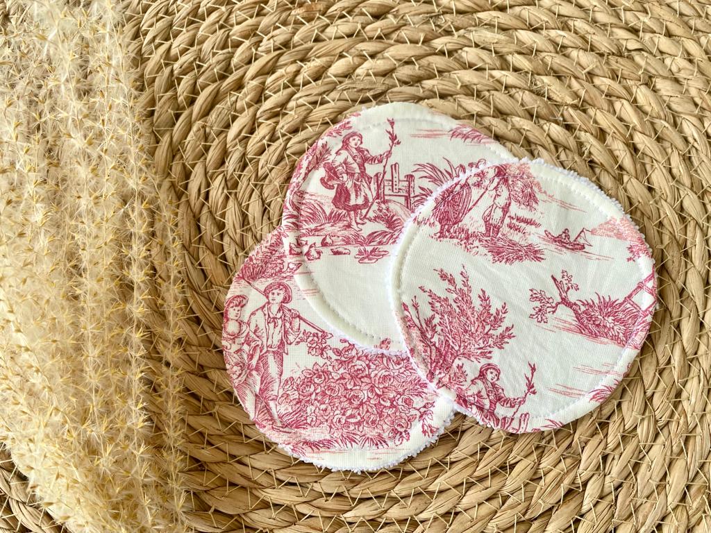 Lingettes démaquillantes rondes