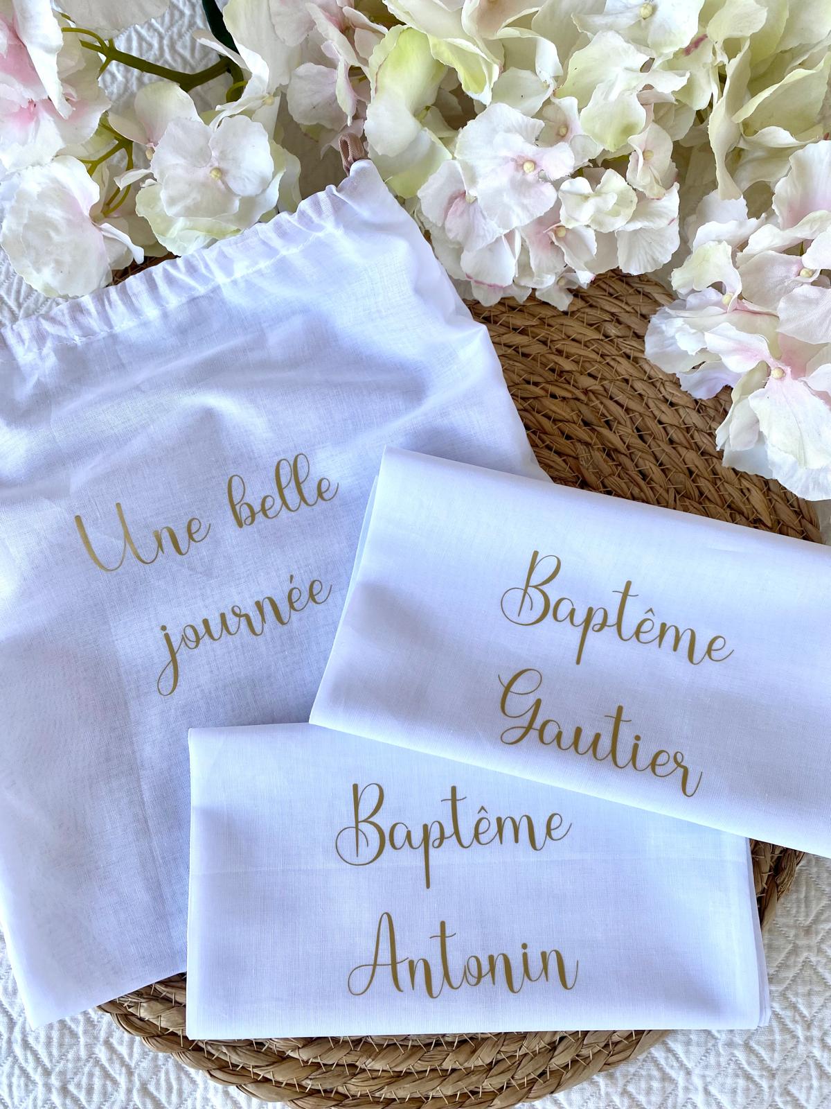 Pochon souvenir - écharpes de cérémonie