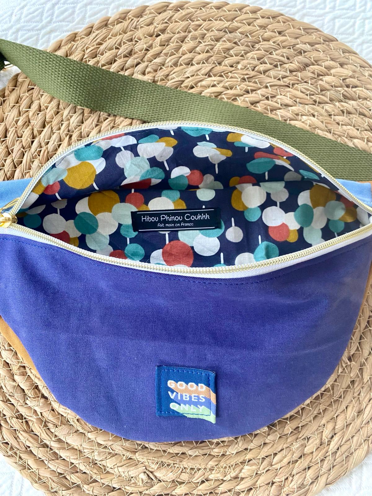 Sac ban. tricolore good vibes up. - adopté