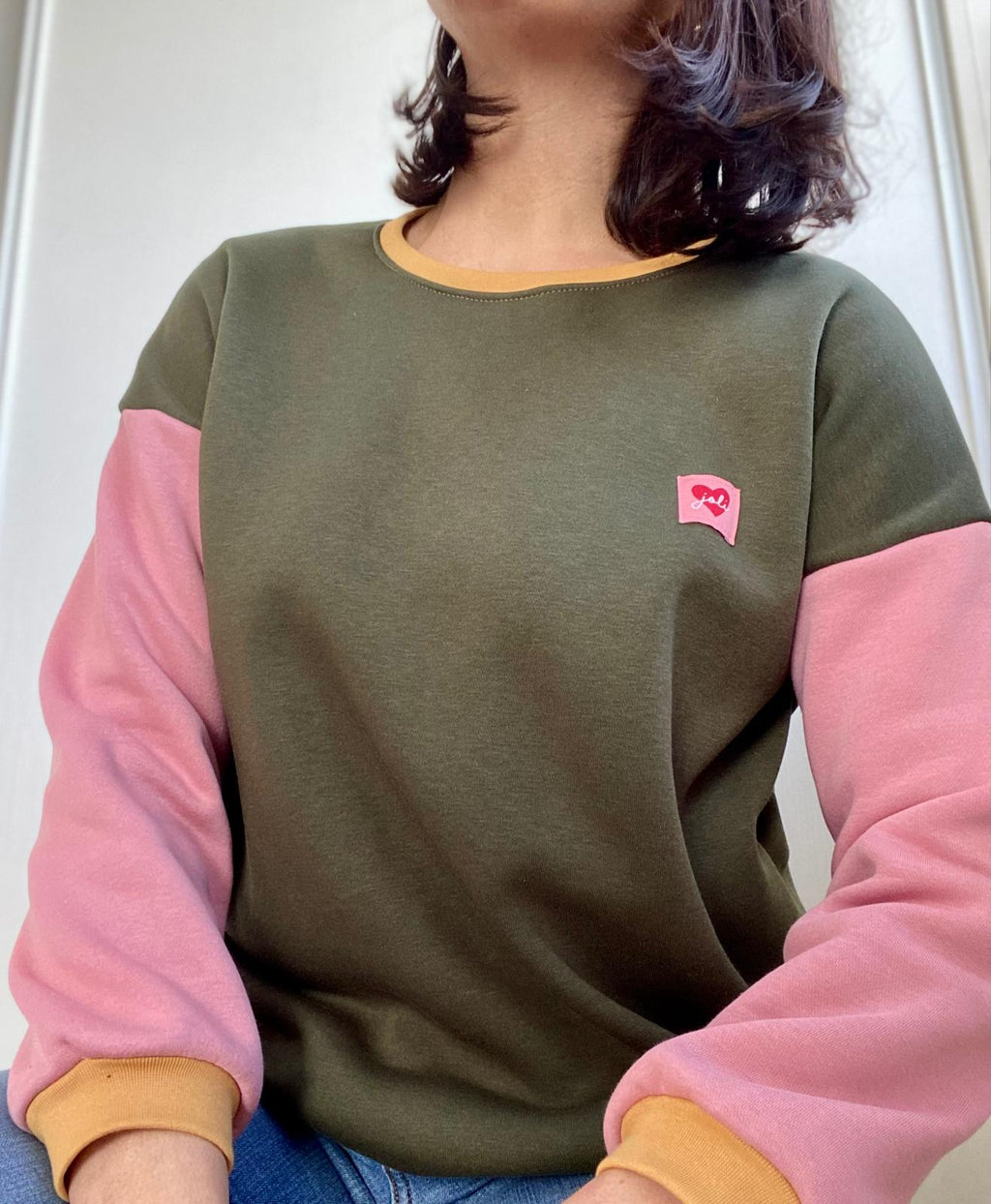 Sweat molleton Joli coeur