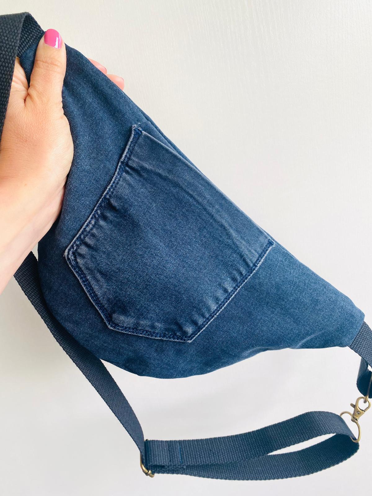 Sac banane jean upcyclé #flemme