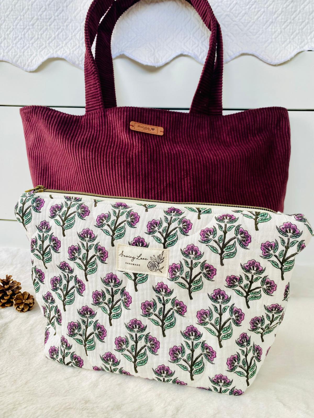 Trousse de toilette gaze molletonnée