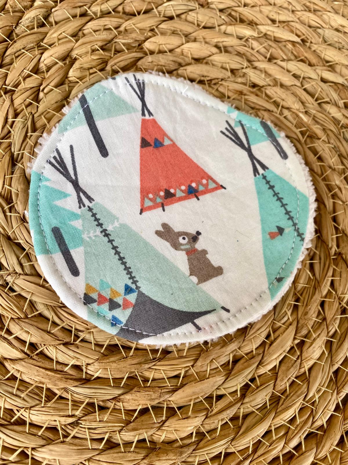 Lingettes bébé rondes