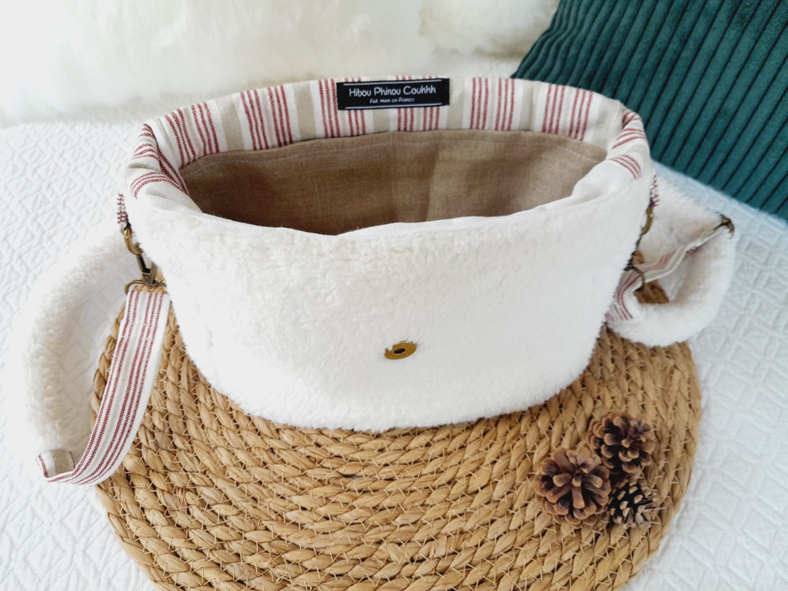 Besace bandoulière sherpa