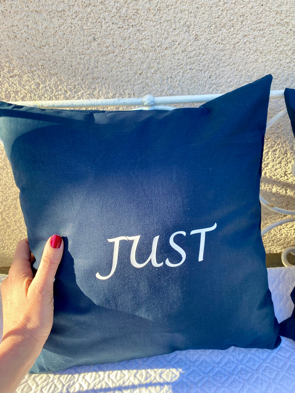 Duo de coussins « just married »