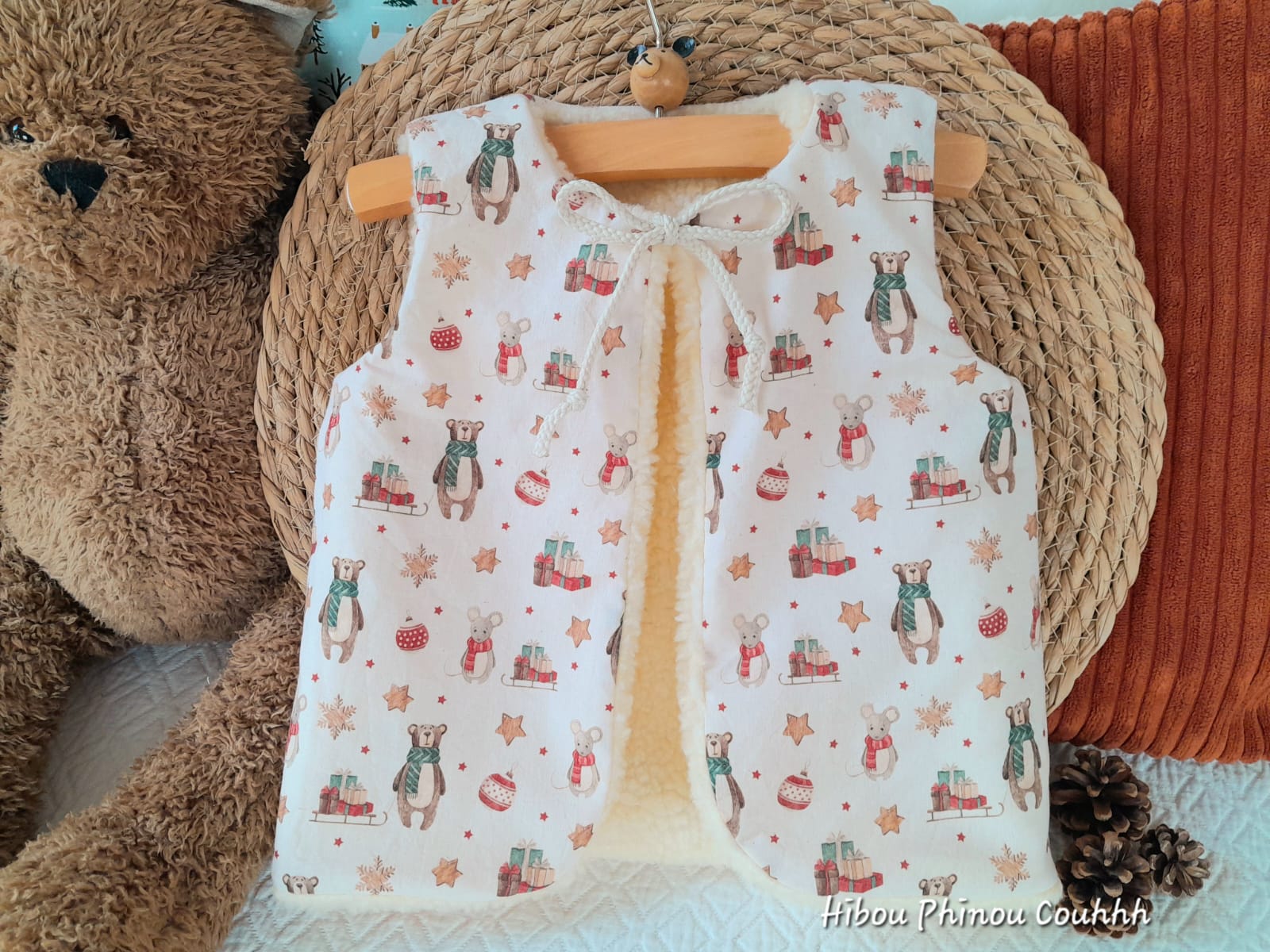 Gilet de berger réversible