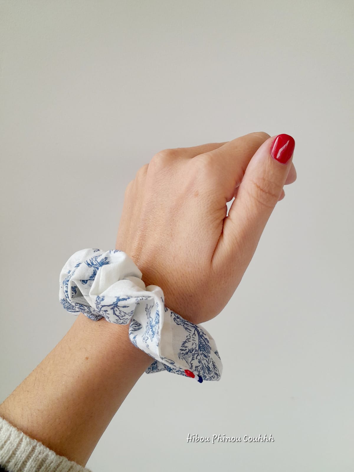 Chouchou Toile de jouy