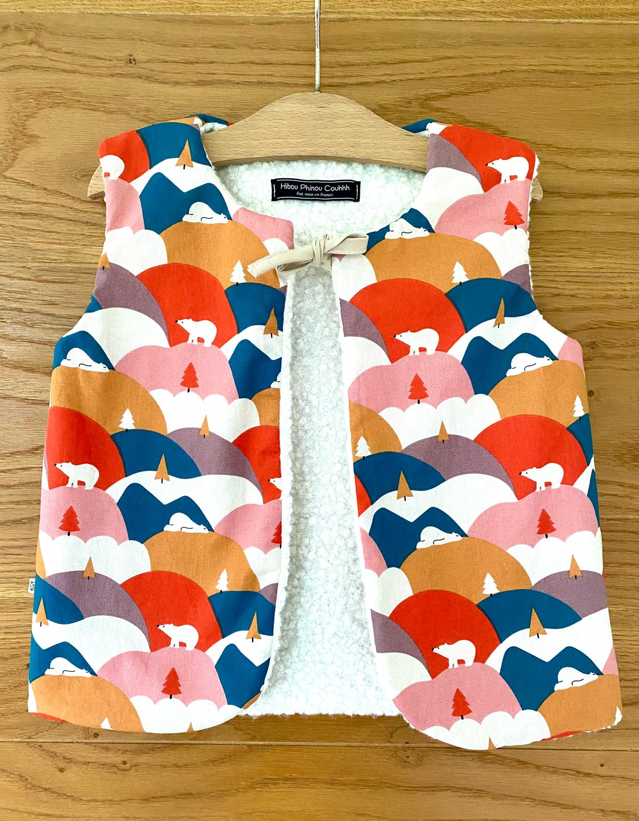 Gilet de berger réversible